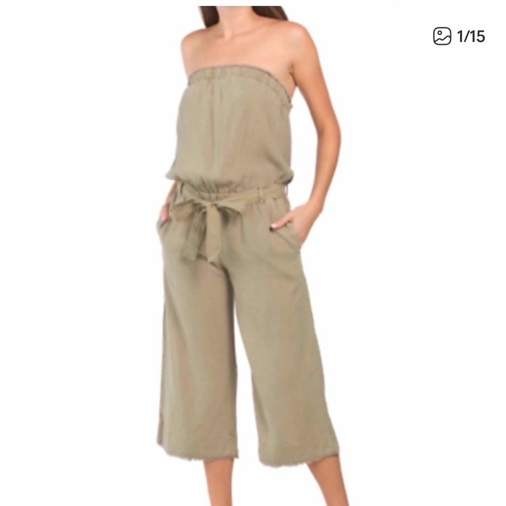 Cloth & Stone Green Jumpsuit